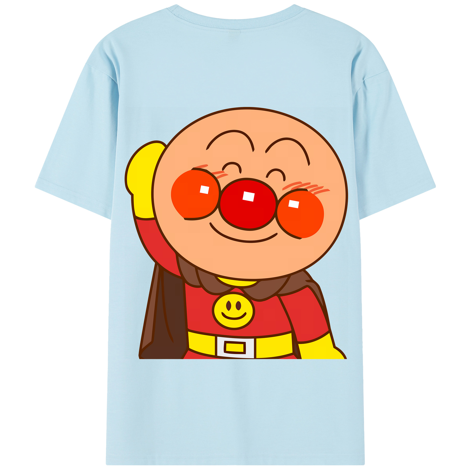 （画像用） アンパンマン Anpanman 綿100％半袖Tシャツ（背面プリント）